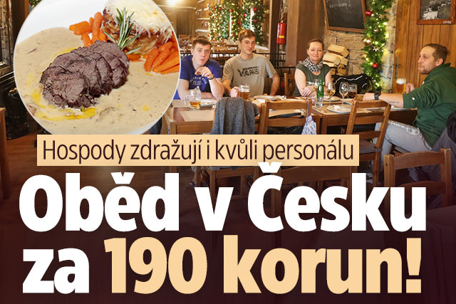 Hospodské trápí drahý personál, i proto… Oběd s příplatkem