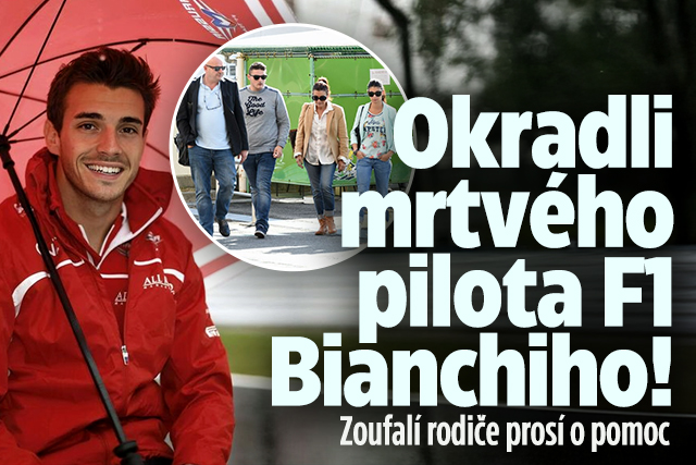 Banner ke žhavému tématu: Okradli mrtvého pilota F1 Bianchiho: ...