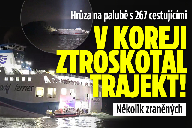 Banner ke žhavému tématu: Hrůza na palubě: V Koreji ztroskotal ...