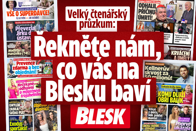 Banner ke žhavému tématu: Velký čtenářský průzkum: Řekněte nám, ...