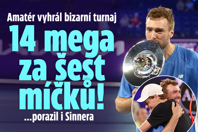 Banner ke žhavému tématu: Amatér vyhrál bizarní turnaj: 14 mega ...
