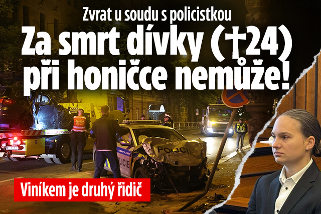 Banner ke žhavému tématu: Soud s policistkou. Za smrt dívky (†24) ...