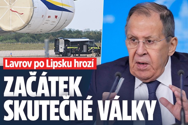 Banner ke žhavému tématu: Mrazivá slova Lavrova z Moskvy: To je ...