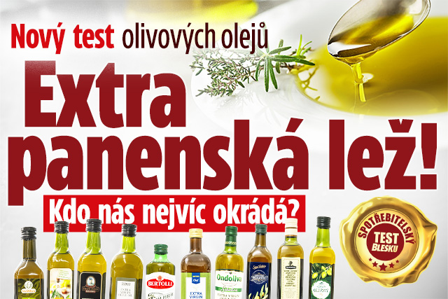 Extra panenská LEŽ: Polovina olivových olejů je žluklá!