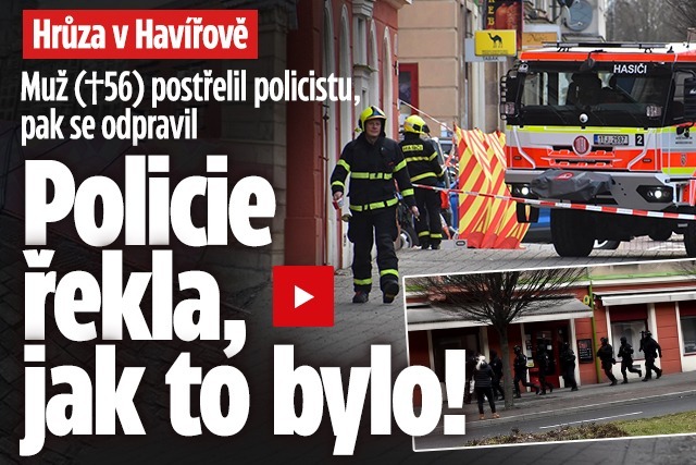 Banner ke žhavému tématu: Muž postřelil policistu a zabil se: Jak ...