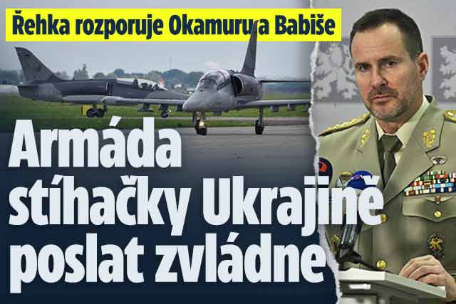 Banner ke žhavému tématu: Řehka rozporuje Okamuru: Armáda ...