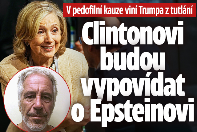 Banner ke žhavému tématu: Clintonovi budou vypovídat v kauze ...