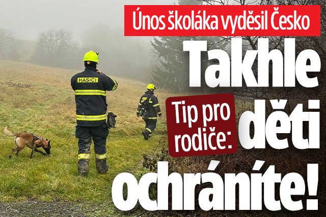 Banner ke žhavému tématu: Únos školáka vyděsil Česko: Jak děti ...