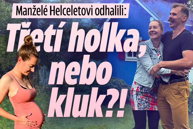Manželé Helceletovi odhalili: Holka, nebo kluk?! 