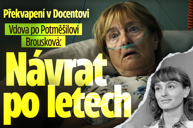 Banner ke žhavému tématu: Překvapení v Docentovi: Návrat vdovy po ...