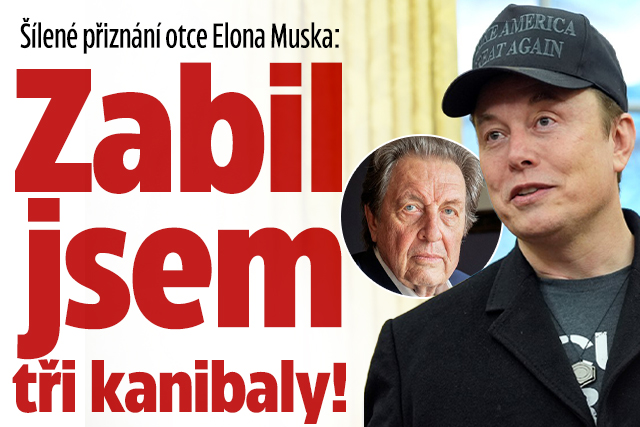 Šílené přiznání otce Elona Muska: Zabil jsem tři kanibaly!