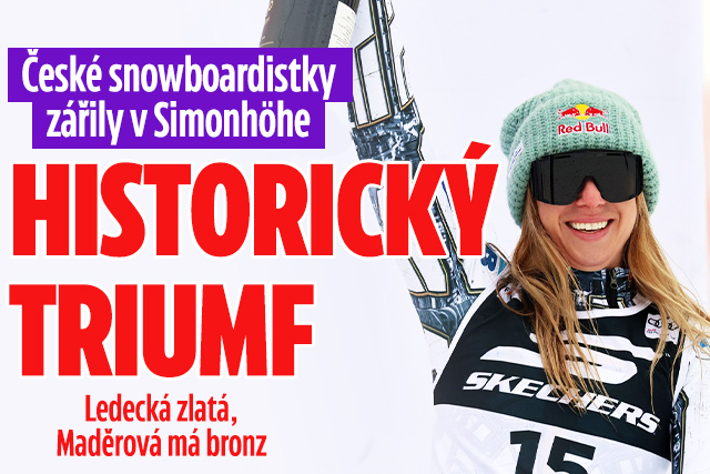 Banner ke žhavému tématu: Ledecká i Maděrová v Simonhöhe slaví: ...