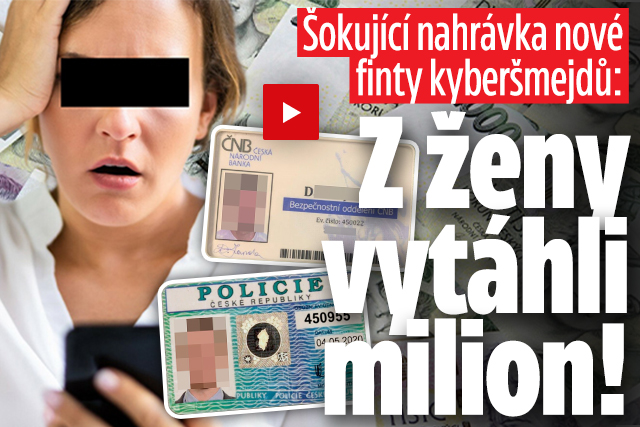 Banner ke žhavému tématu: Nová finta kyberšmejdů: Z ženy vytáhli ...