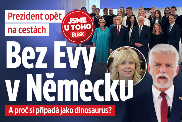 Prezident Pavel opět na cestách: Bez Evy v Německu!