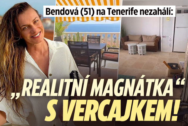 Bendová (51) na Tenerife nezahálí: „Realitní magnátka“ s vercajkem! 