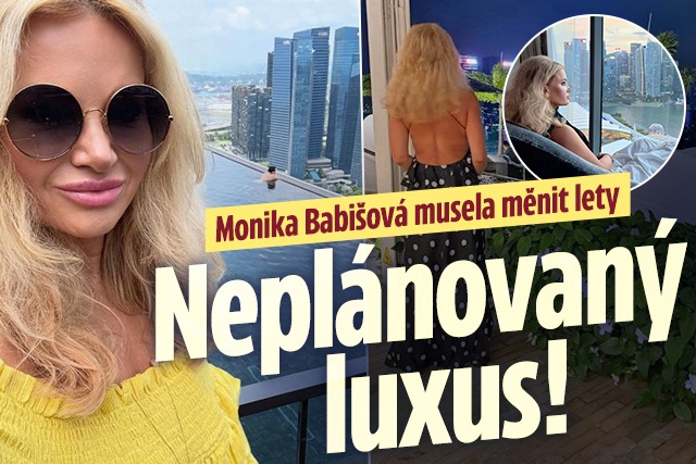 Banner ke žhavému tématu: Monika Babišová musela měnit lety: ...