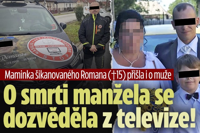 Banner ke žhavému tématu: Maminka Romana (†15) přišla i o muže: ...