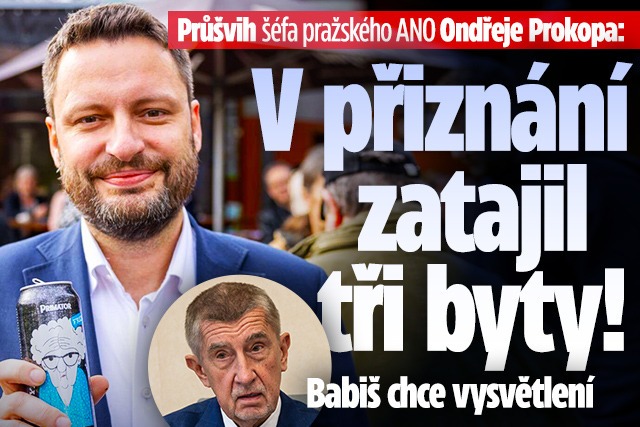 Banner ke žhavému tématu: Šéf pražského ANO Prokop: V přiznání ...