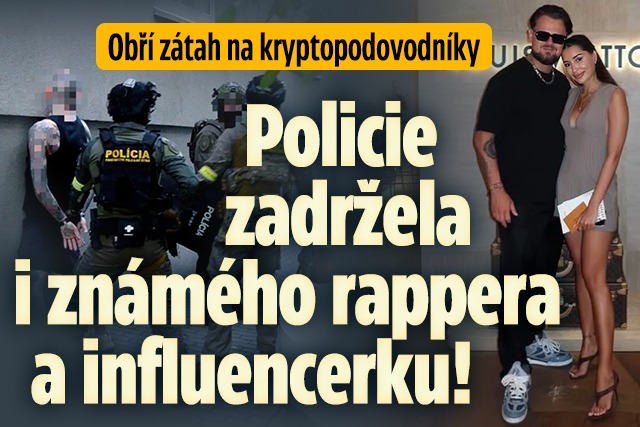 Banner ke žhavému tématu: Při zátahu na kryptopodvodníky zadrželi ...