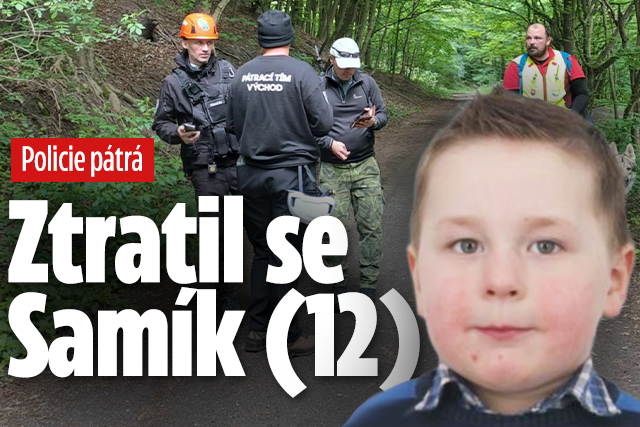 Banner ke žhavému tématu: Policie pátrá: Ztratil se Samík (12)