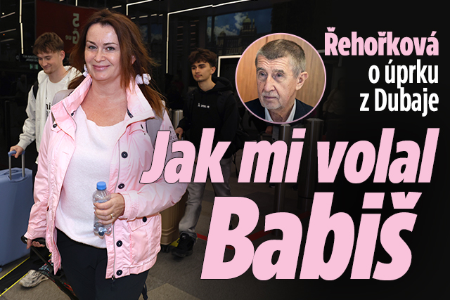 Banner ke žhavému tématu: Řehořková o úprku z Dubaje: Jak mi ...