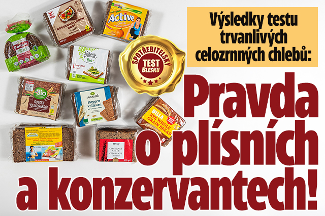 Banner ke žhavému tématu: Výsledky testu celozrnných chlebů: ...