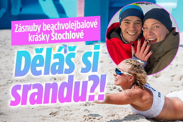 Banner ke žhavému tématu: Zásnuby beachvolejbalové krásky ...