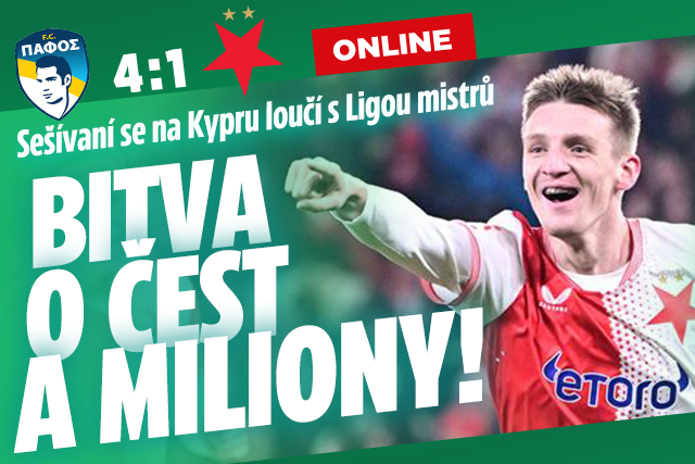 Banner ke žhavému tématu: Pafos - Slavia 4:1. Bitva o čest a ...