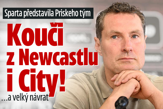 Sparta představila Priskeho tým: Kouči z Newcastlu i City!