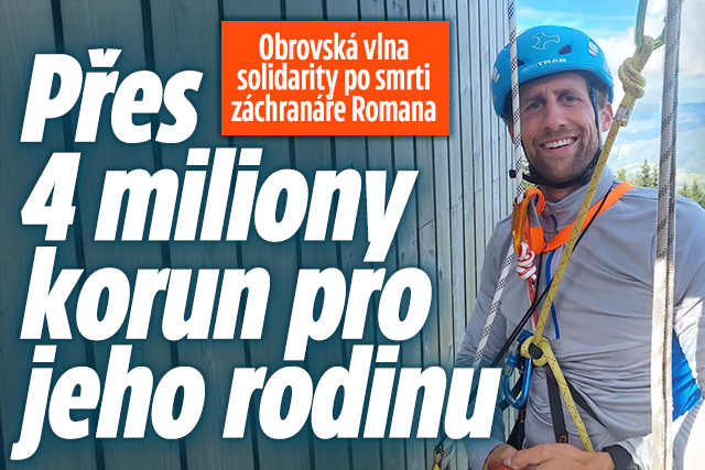 Banner ke žhavému tématu: Pro rodinu záchranáře Romana se vybralo ...