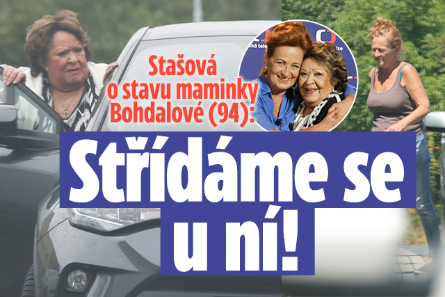 Stašová o stavu maminky Bohdalové (94): Střídáme se u ní!