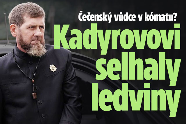 Banner ke žhavému tématu: Kadyrov je v kómatu, selhaly mu ...