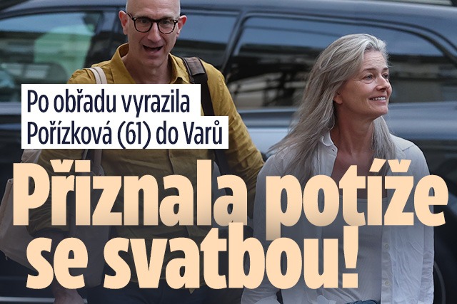 Banner ke žhavému tématu: Po obřadu vyrazila Pavlína Pořízková do ...