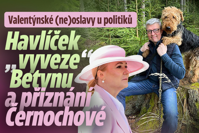 Banner ke žhavému tématu: Valentýn politiků: Se psem i vzpomínka ...