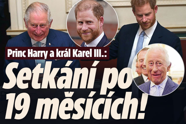 Banner ke žhavému tématu: Princ Harry a král Karel III.: Setkání ...