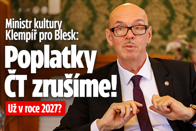 Banner ke žhavému tématu: Ministr kultury Klempíř otočil: ...
