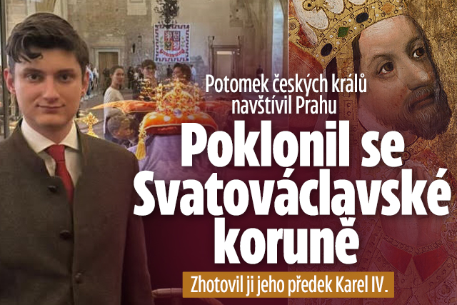 Potomek (23) českých králů v Praze: Rozhovor pro Blesk!