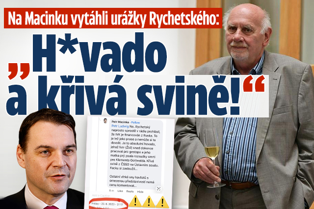 Banner ke žhavému tématu: H*vado a křivá svině! Na Macinku ...