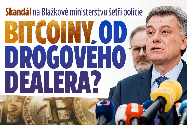 Skandál na Blažkově ministerstvu: Bitcoiny od dealera?!