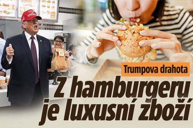 Banner ke žhavému tématu: Trumpova drahota: Hamburgery se stávají ...