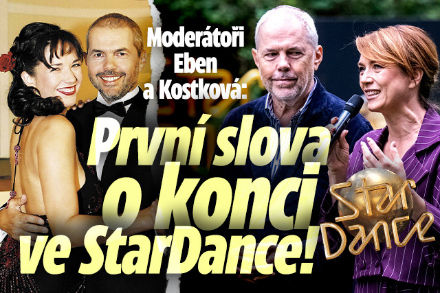 Banner ke žhavému tématu: Moderátoři Eben a Kostková: První slova ...