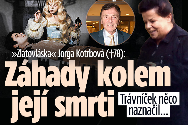 Banner ke žhavému tématu: Záhady kolem smrti Jorgy Kotrbové! ...