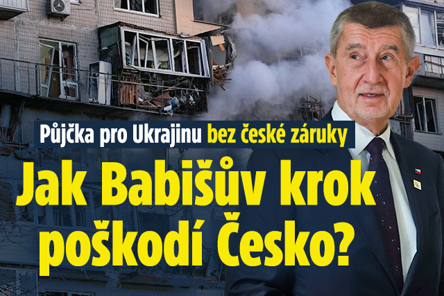 Banner ke žhavému tématu: Půjčka pro Ukrajinu bez české záruky: ...