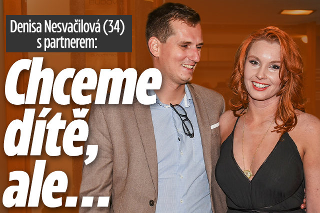 Banner ke žhavému tématu: Nesvačilová (34) s partnerem: Chceme ...