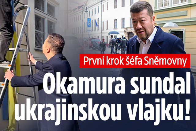 Banner ke žhavému tématu: První krok Okamury: Sundal ukrajinskou ...