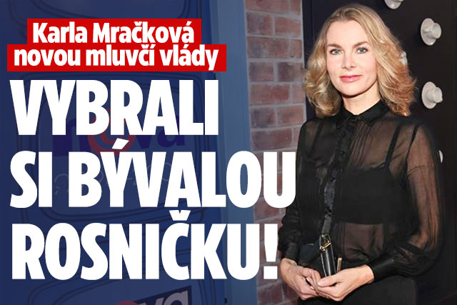 Banner ke žhavému tématu: Mráčková novou mluvčí vlády: Vybrali si ...