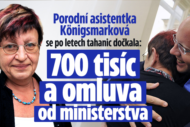 Banner ke žhavému tématu: Porodní asistentka Königsmarková: 700 ...