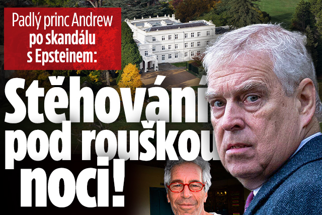 Banner ke žhavému tématu: Andrew po skandálu s Epsteinem: ...