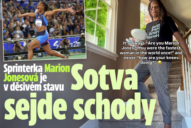 Banner ke žhavému tématu: Sprinterka Jonesová v děsivém stavu: ...