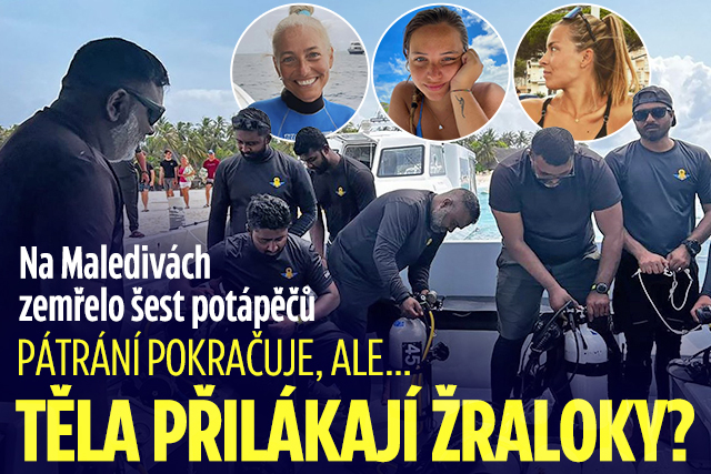 Banner ke žhavému tématu: Smrt 6 potápěčů na Maledivách: Pátrání ...